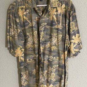 Cutter & Buck Men's Aloha Hawaiian Shirt size Medium